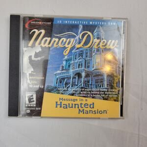 Nancy Drew Message in a Haunted Mansion PC Disc